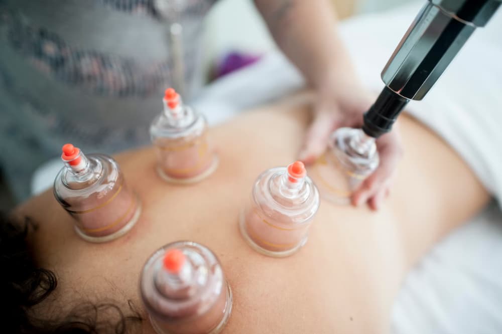 Home exploring the benefits of cupping massage